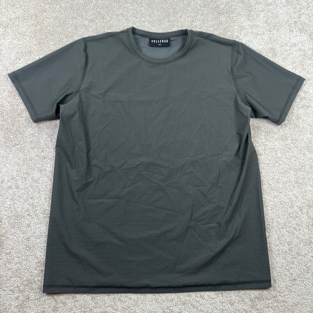 Vollebak Mens Large T Shirt Gray Carbon Fiber Performance Techwear Portugal